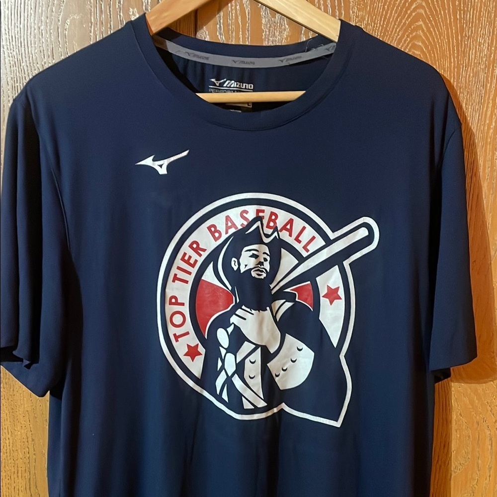 Mizuno Dark Blue Top Tier Baseball Tee